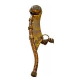 LR - Boatswain Pipe Whistle Nautical Brass With Chain