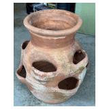 G - Strawberry Pot - Craven Pottery Terracotta Planter