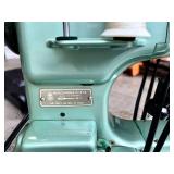 G - Vintage Sewing Machine Husqvarna Viking Grasshopper C 21A in Case With Pedal