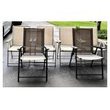 G - Outdoor Folding Chairs 6-Piece Set