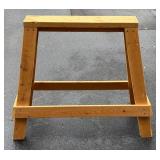 G - Wooden Sawhorses Pair