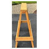 G - Wooden Sawhorses Pair
