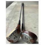 Vintage Golf Club Set Wilson Cart Bag With Assorted Clubs