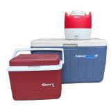 G - Coolers - Coleman PolyLite 48, Gott 8 & Coleman Water Jug Mixed Lot