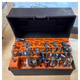 G - Dado Set, Forstner Bits & Tool Belt Mixed Lot - Freud, Atchison