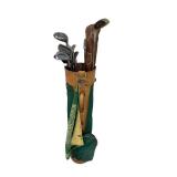 G - Vintage Golf Clubs & Bag Westchester, Titleist, Imperial, Acu-Flo Mixed Lot
