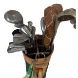 G - Vintage Golf Clubs & Bag Westchester, Titleist, Imperial, Acu-Flo Mixed Lot
