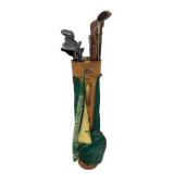G - Vintage Golf Clubs & Bag Westchester, Titleist, Imperial, Acu-Flo Mixed Lot