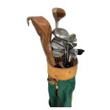 G - Vintage Golf Clubs & Bag Westchester, Titleist, Imperial, Acu-Flo Mixed Lot
