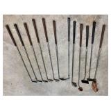 G - Vintage Golf Clubs & Bag Westchester, Titleist, Imperial, Acu-Flo Mixed Lot