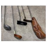 G - Vintage Golf Clubs & Bag Westchester, Titleist, Imperial, Acu-Flo Mixed Lot