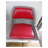 Two Boat Seats with Clamp-on Swivel mount good shape