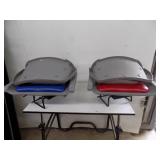 Two Boat Seats with Clamp-on Swivel mount good shape