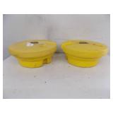 2 - John Deere lawn tractor wheel weights 13" across