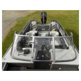 1995 Alumacraft Phantom F/S, Mercury 150hp, Shorlander roller trailer (Remarkably clean boat)