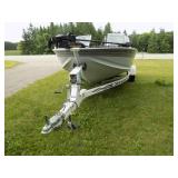 1995 Alumacraft Phantom F/S, Mercury 150hp, Shorlander roller trailer (Remarkably clean boat)