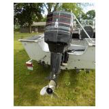 1995 Alumacraft Phantom F/S, Mercury 150hp, Shorlander roller trailer (Remarkably clean boat)