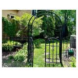 Wrought Iron Garden Arbor & Fence Sections - Lots 5 and 6 are Coordinating