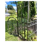 Wrought Iron Garden Arbor & Fence Sections - Lots 5 and 6 are Coordinating