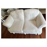 Slipcovered Loveseat With Pillows #2 - Lots 7 & 8 are Matching