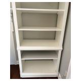 Painted Bookcase Cabinet 32 X 17 X 79 in - Doors Removed