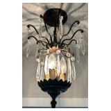 Vintage Ornate Crystal Chandelier #2