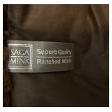 SAGA Mink Ranch Mink Coat Size L/XL