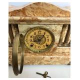 Vintage Seth Thomas Mantel Clock With Key & Pendulum