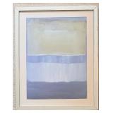 Pair of Framed Abstract Wall Art 24 X 30 in (Lot of 2)