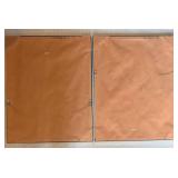 Pair of Framed Abstract Wall Art 24 X 30 in (Lot of 2)