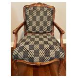 Pair of Upholstered Mahogany Armchairs