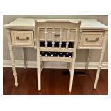 Vanity Desk, Chair & Rolling Chair Set (3 Piece)