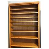 Oak Bookcase Shelving Unit 36 X 12 X 83 in