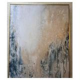 Framed Abstract Canvas Wall Art (Lot of 2)