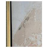 Framed Abstract Canvas Wall Art (Lot of 2)