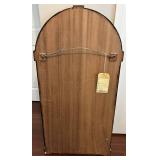 Mirrored Venetian Arched Wall Mirror 28 X 48 in