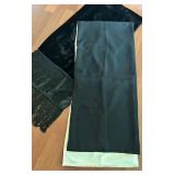 Black & Reversible Black Ivory Scarves (Lot of 2)