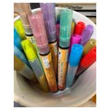Assorted Scrapbook Supplies including Sizzix Big Shot Plus Die Cutting Machine & Supplies in Blue Tote