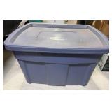 Assorted Scrapbook Supplies including Sizzix Big Shot Plus Die Cutting Machine & Supplies in Blue Tote