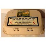 St Andrews Golfers Breakfast Six Fresh Range Balls (Lot of 6)