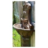 Ornate Outdoor Wall Fountain
