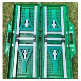 Green Folding Picnic Table With Benches