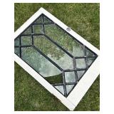 Leaded Glass Window Panel 22 X 32 in