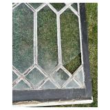 Leaded Glass Window Panel 22 X 32 in