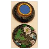 Cloisonne Pill Box 2.5 Inch