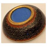 Cloisonne Pill Box 2.5 Inch