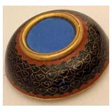 Cloisonne Pill Box 2.5 Inch