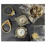 Bulova & Ciner Watch and Jewelry Mixed Lot