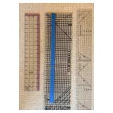 Mixed Lot: Drafting Rulers, Templates & Paper Trimmers and more!!