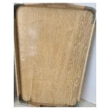 Vintage MCM Woodpecker Wood Ware Serving Tray Set (Lot of 4)